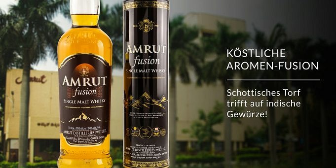 Bewertung Von Amrut Fusion Single Malt Whisky. Indischer Whisky Aus Bangalore